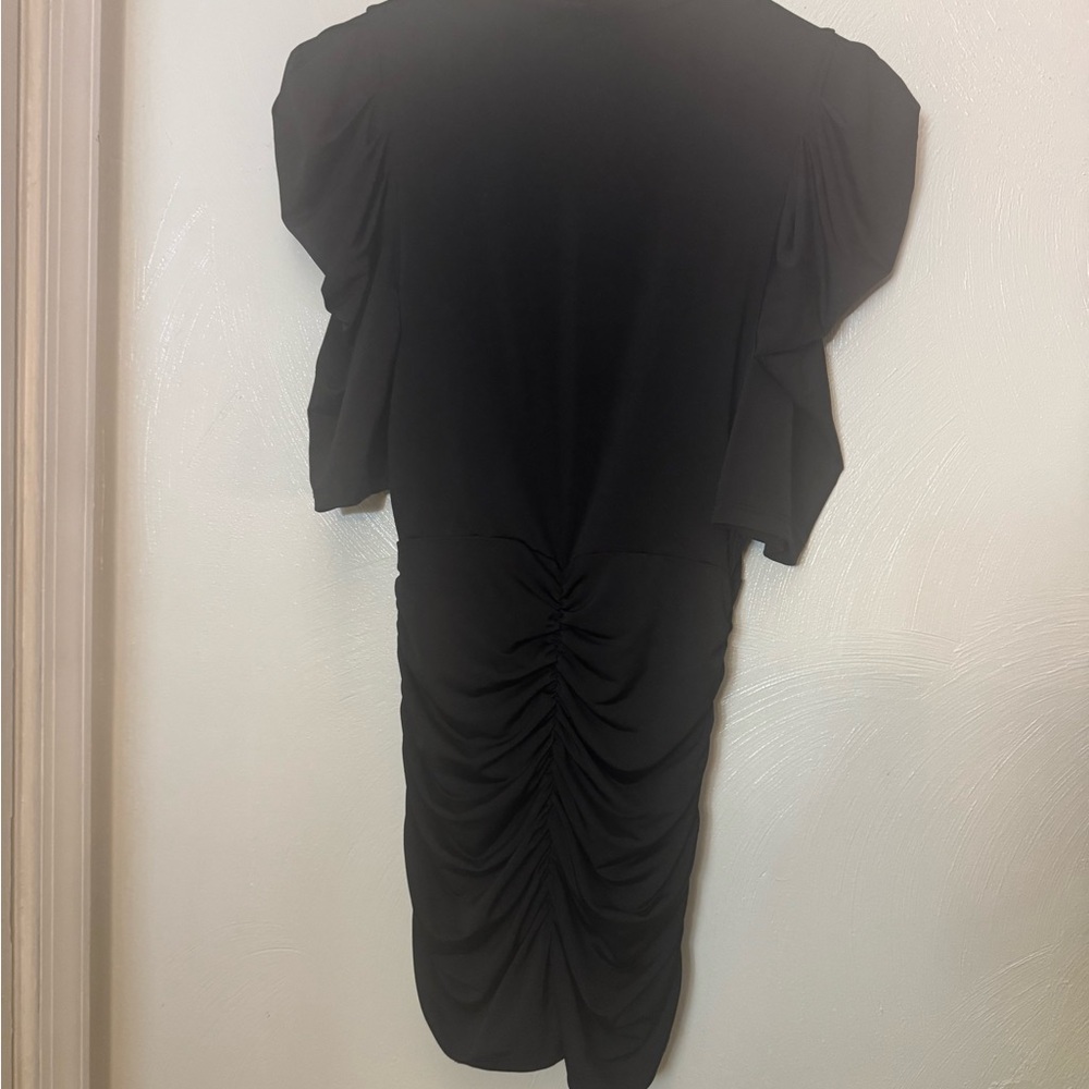 Black Ruched Romper - Picture 3 of 3